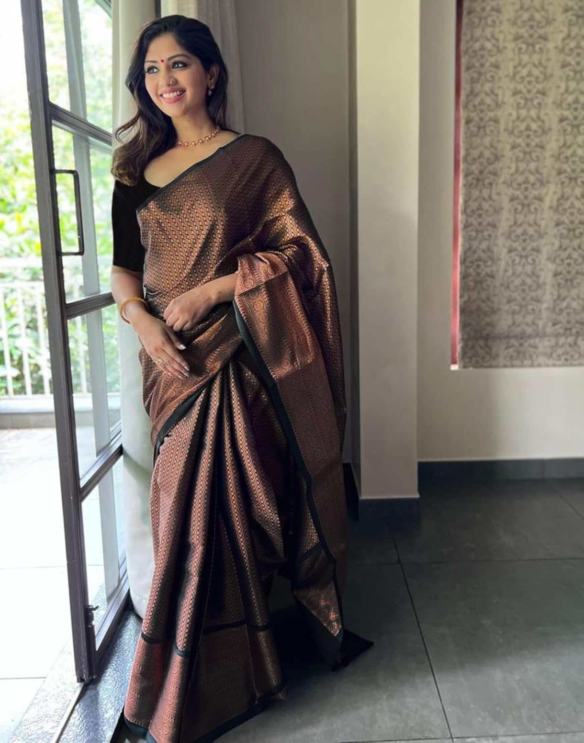 Women's Kanjivaram Soft Silk Blouse Piece For Wedding
