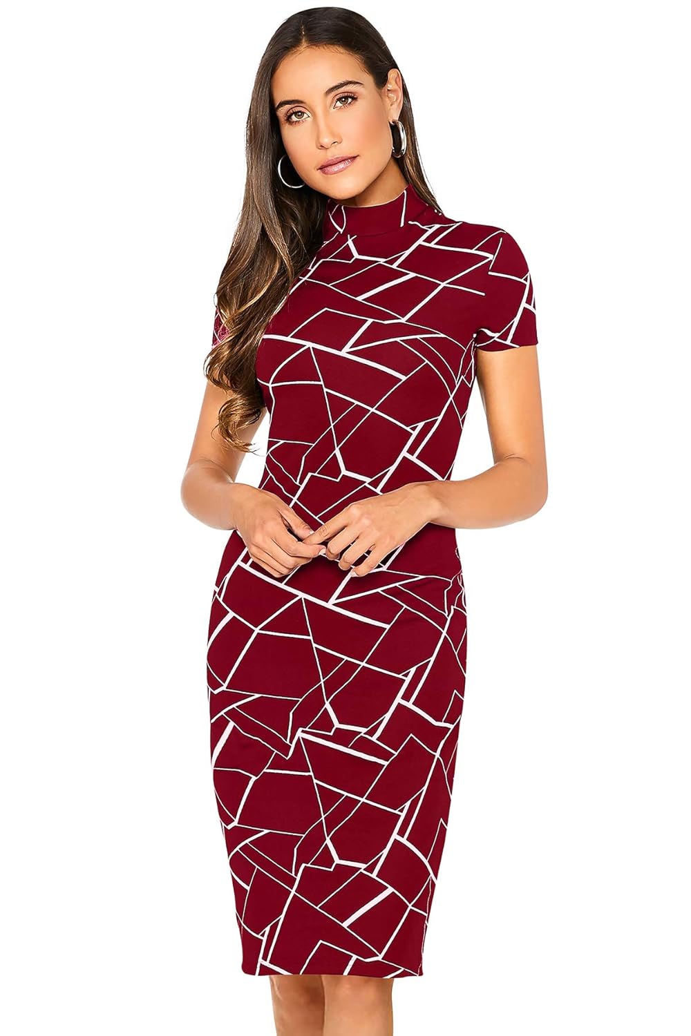 ILLI LONDON Women's Bodycon Knee Length Dress
