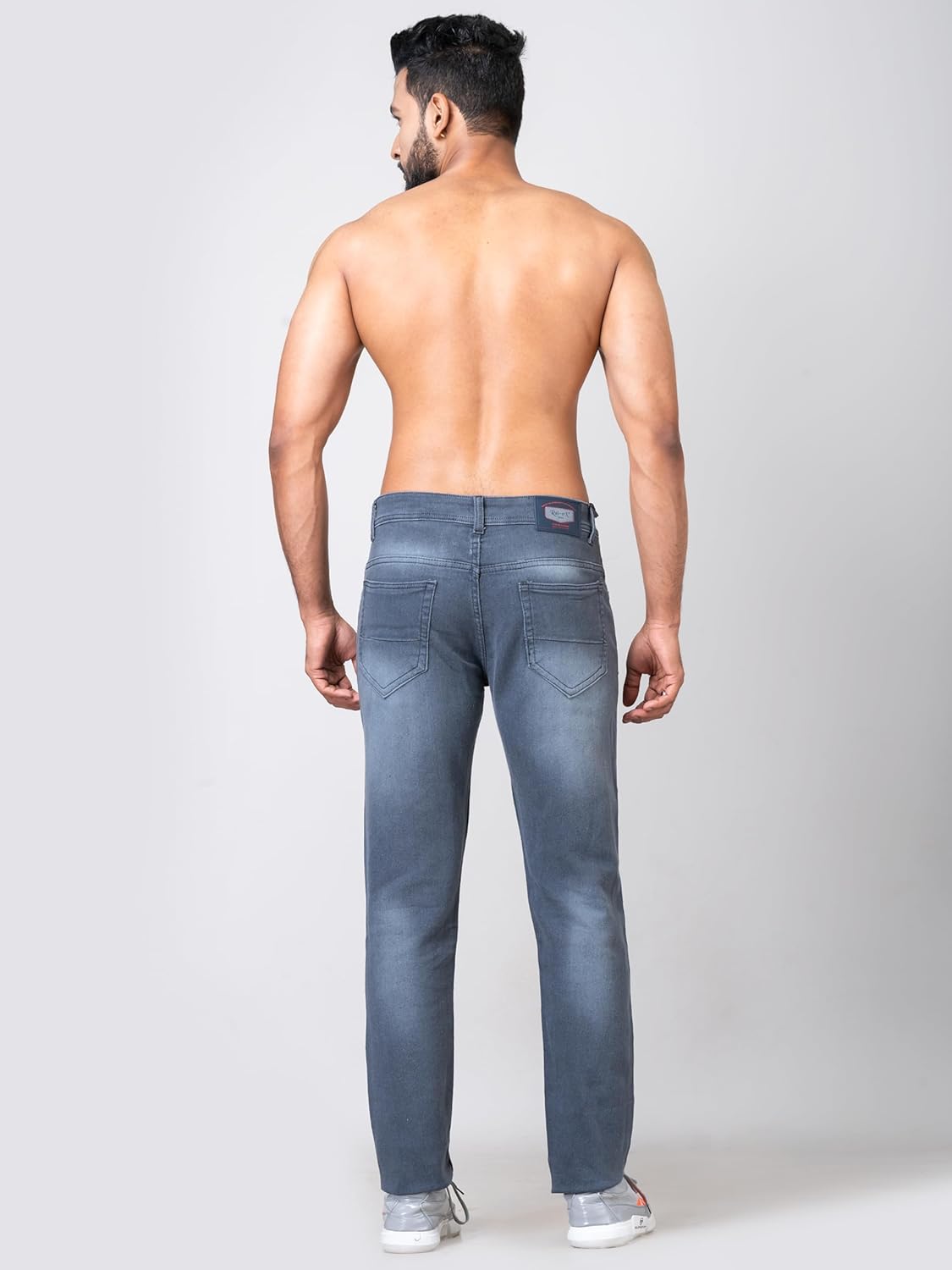 Sindon Men's Faded Grey Jeans