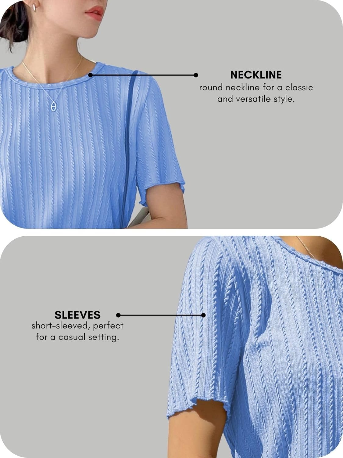GRECIILOOKS Women’s Fashion Tops – Crop Top, Loose Fit Oversized Shirts & Stylish Korean Tank Tops for Summer Wear (Available in Plus Size and Combo Pack of 2)