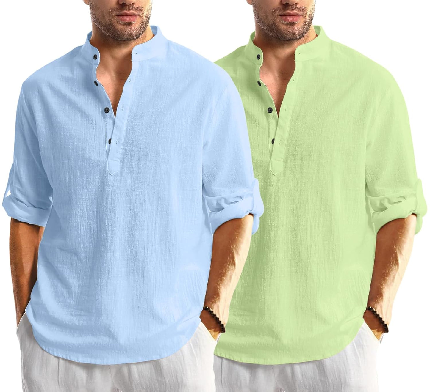 Bellstone Men's Solid Regular Fit Dress Shirt