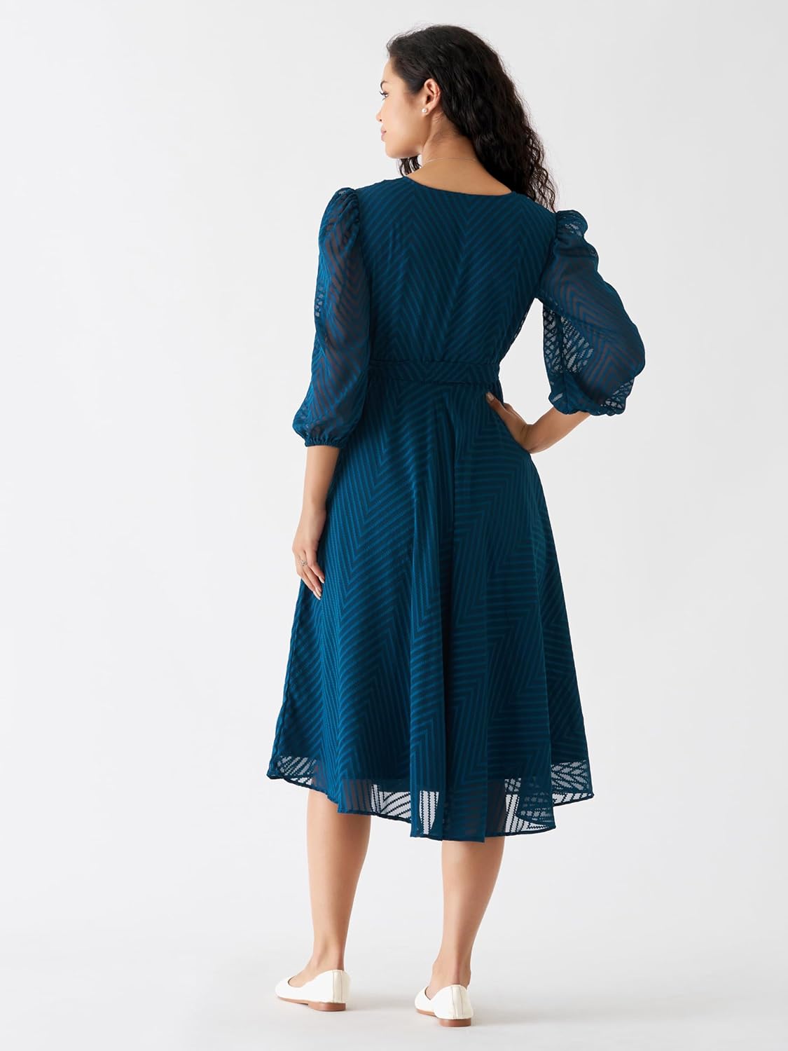 AASK Women Fancy Plain & Solid Designer Dress for Women