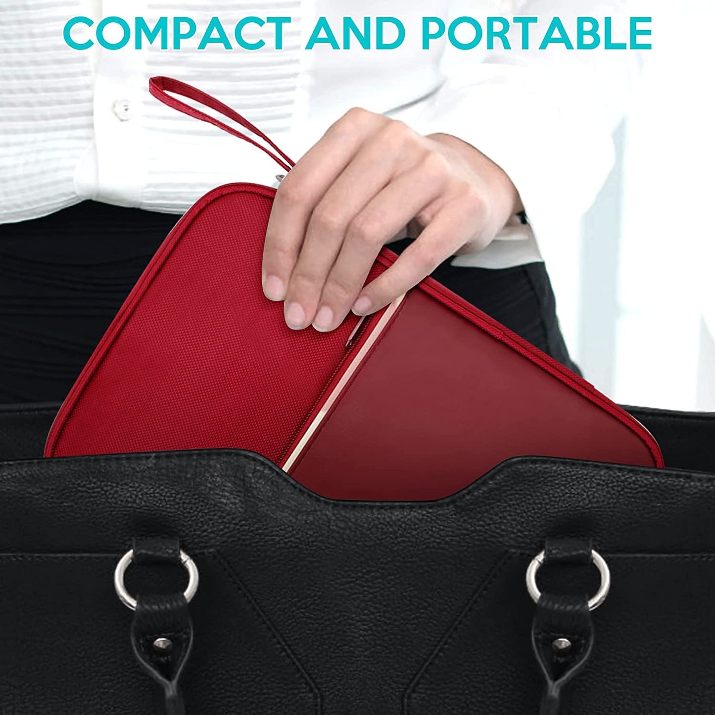 Electronics Organizer Bag Waterproof Carrying Pouch