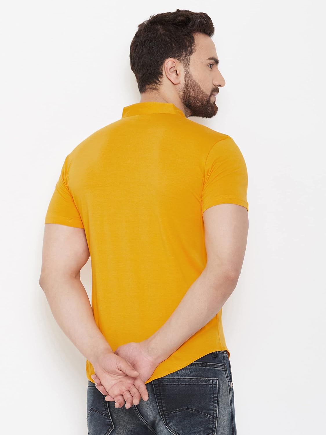 AUSK Men's Regular Fit Half Sleeves Casual Shirt