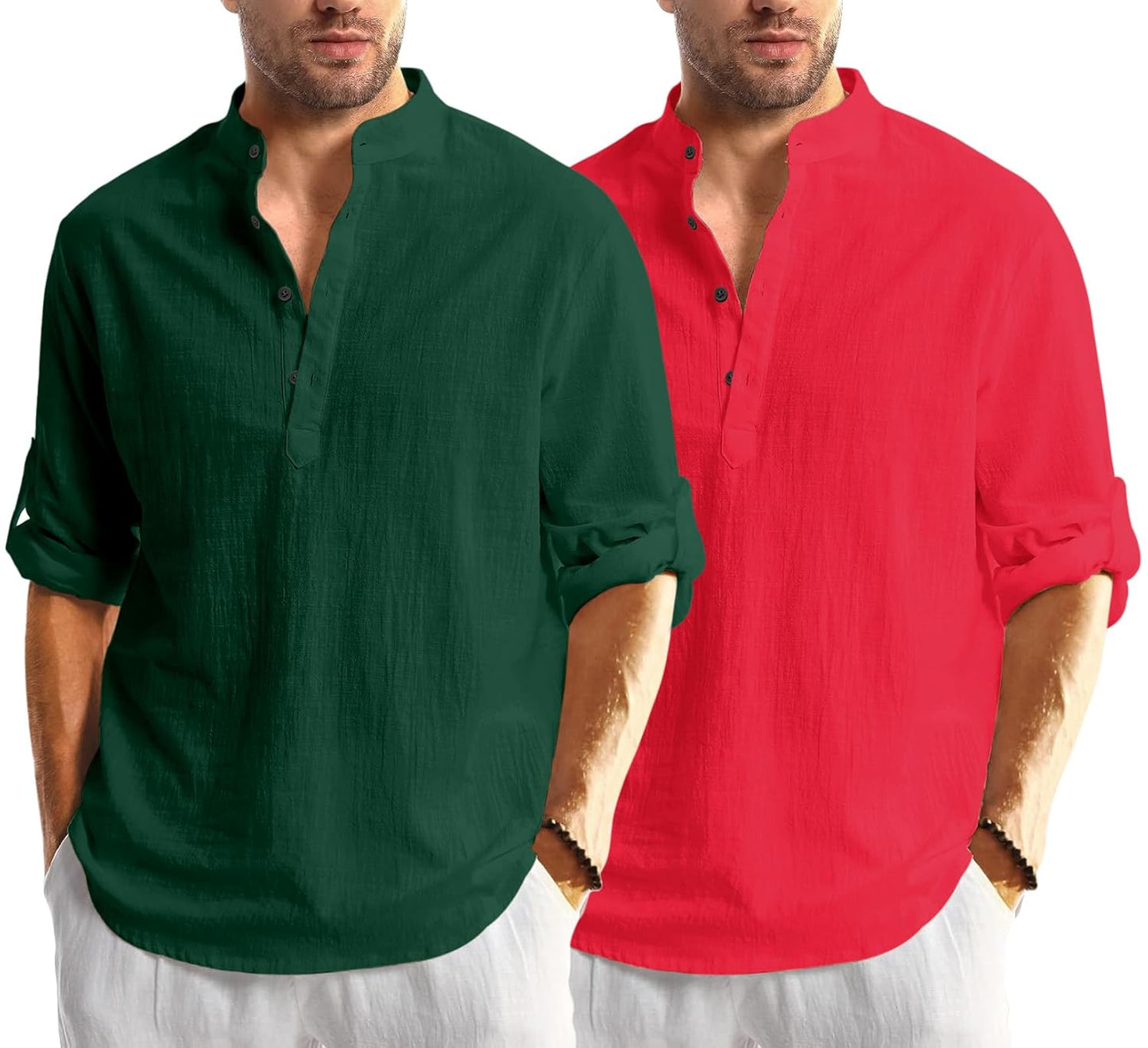 Bellstone Men's Solid Regular Fit Dress Shirt
