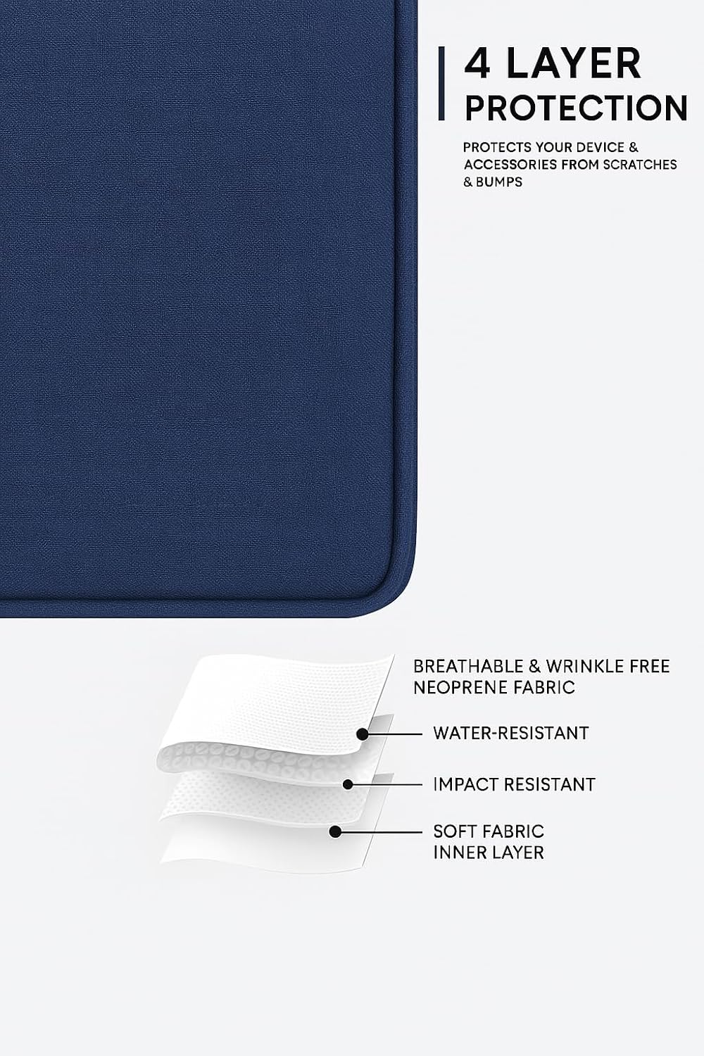 Tabelito® Hybrid Polyester Laptop Bag Sleeve