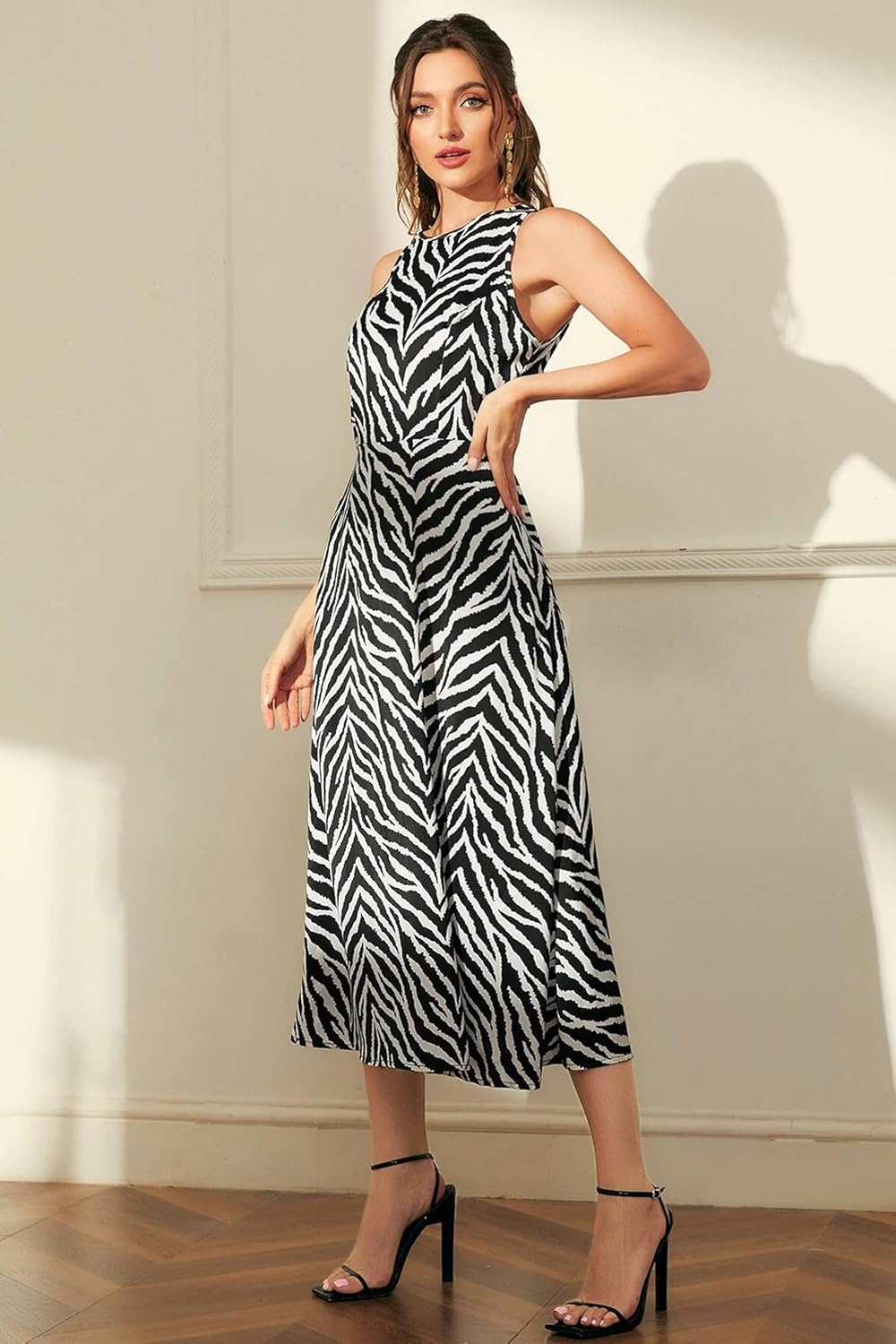 Fashion Dream Womens Cotton Blend Printed Dress|Western Dress