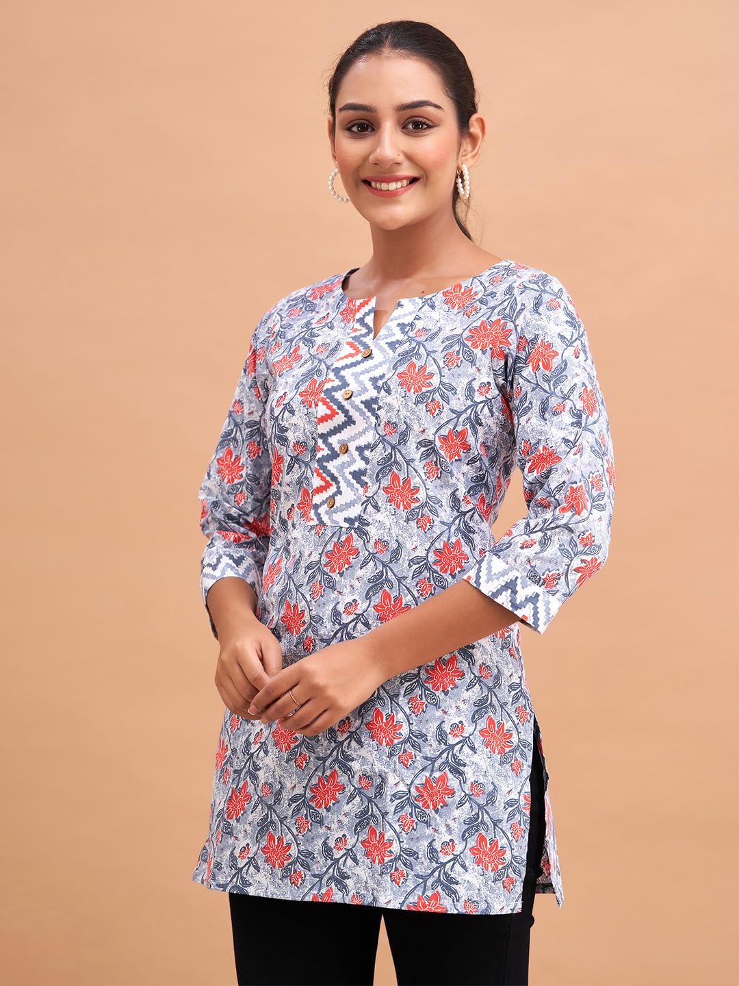 Women Cotton Printed Short Kurti | Short Kurti