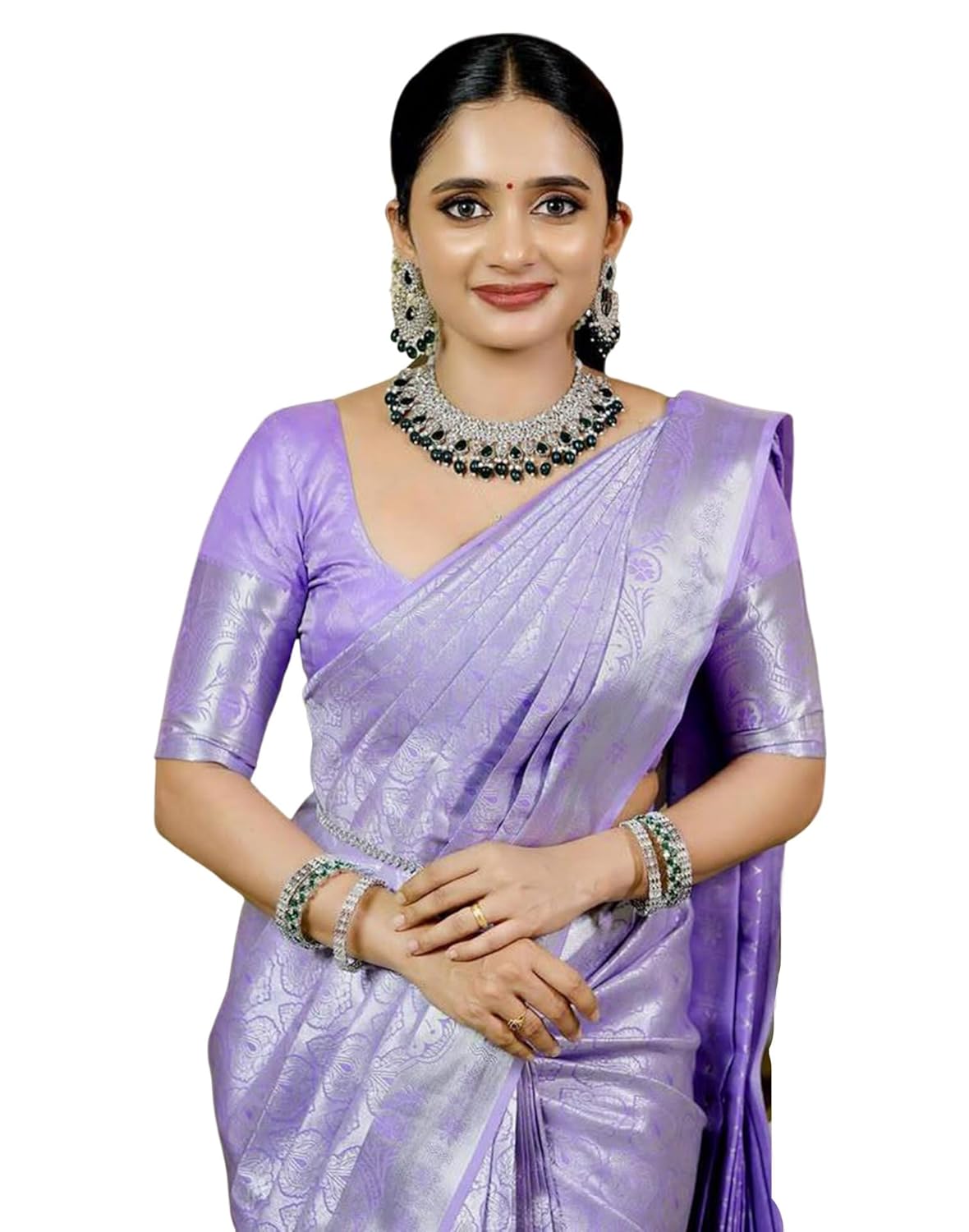 Women's Kanjivaram Soft Silk Blouse Piece For Wedding