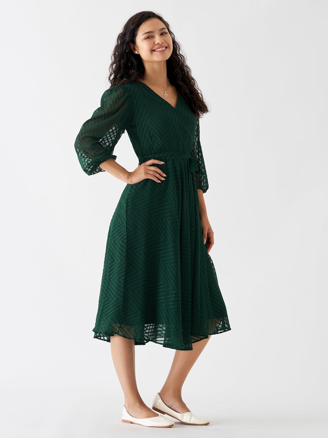 AASK Women Fancy Plain & Solid Designer Dress for Women