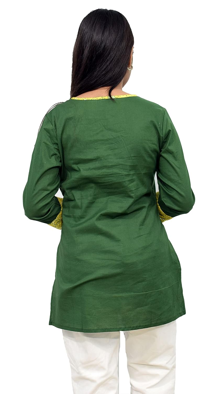 JAIPUR HAND BLOCK Women's Cotton Top |Tunic