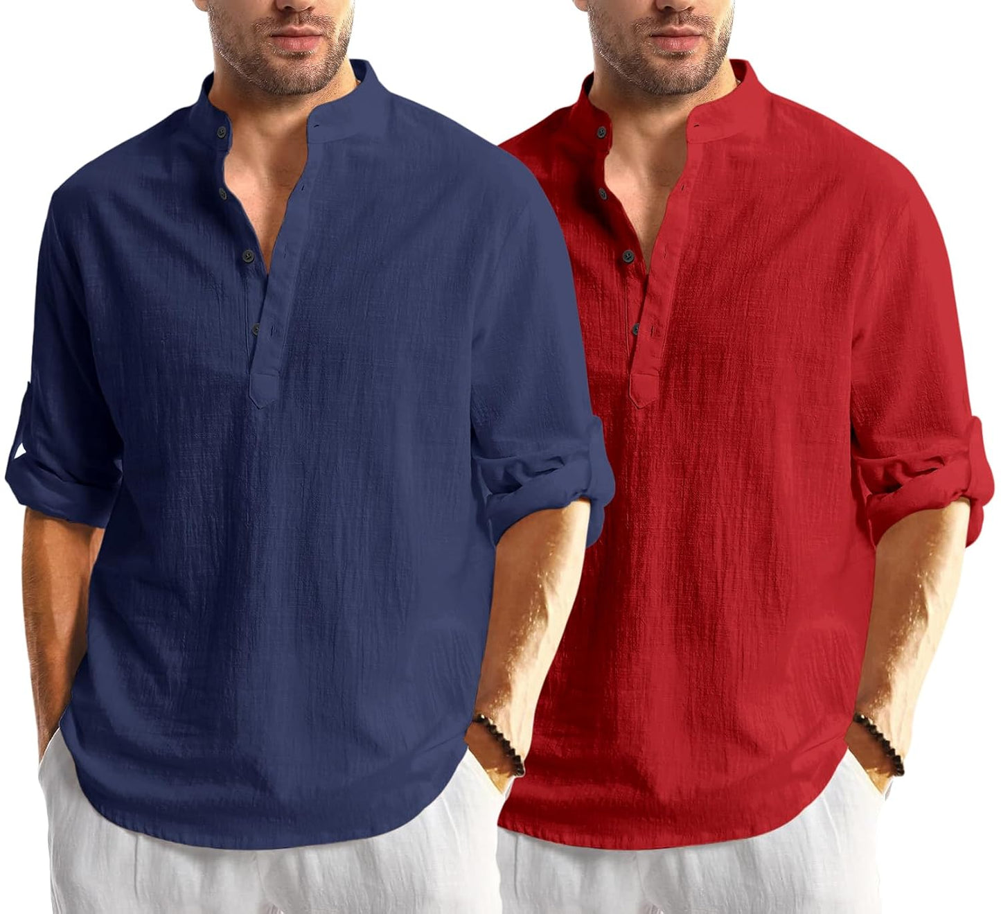 Bellstone Men's Solid Regular Fit Dress Shirt