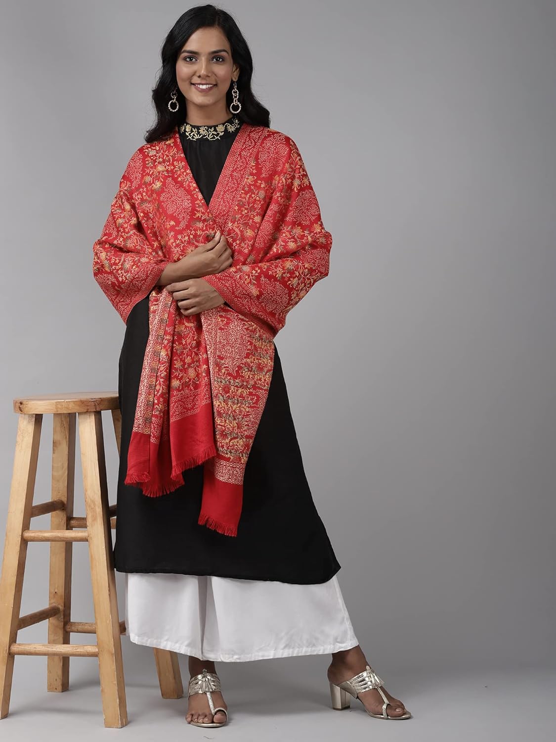 INDO ERA Women's Rayon Woven Design Dupatta