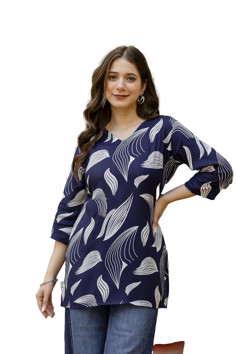 PURSHOTTAM WALA Women Floral Printed Rayon