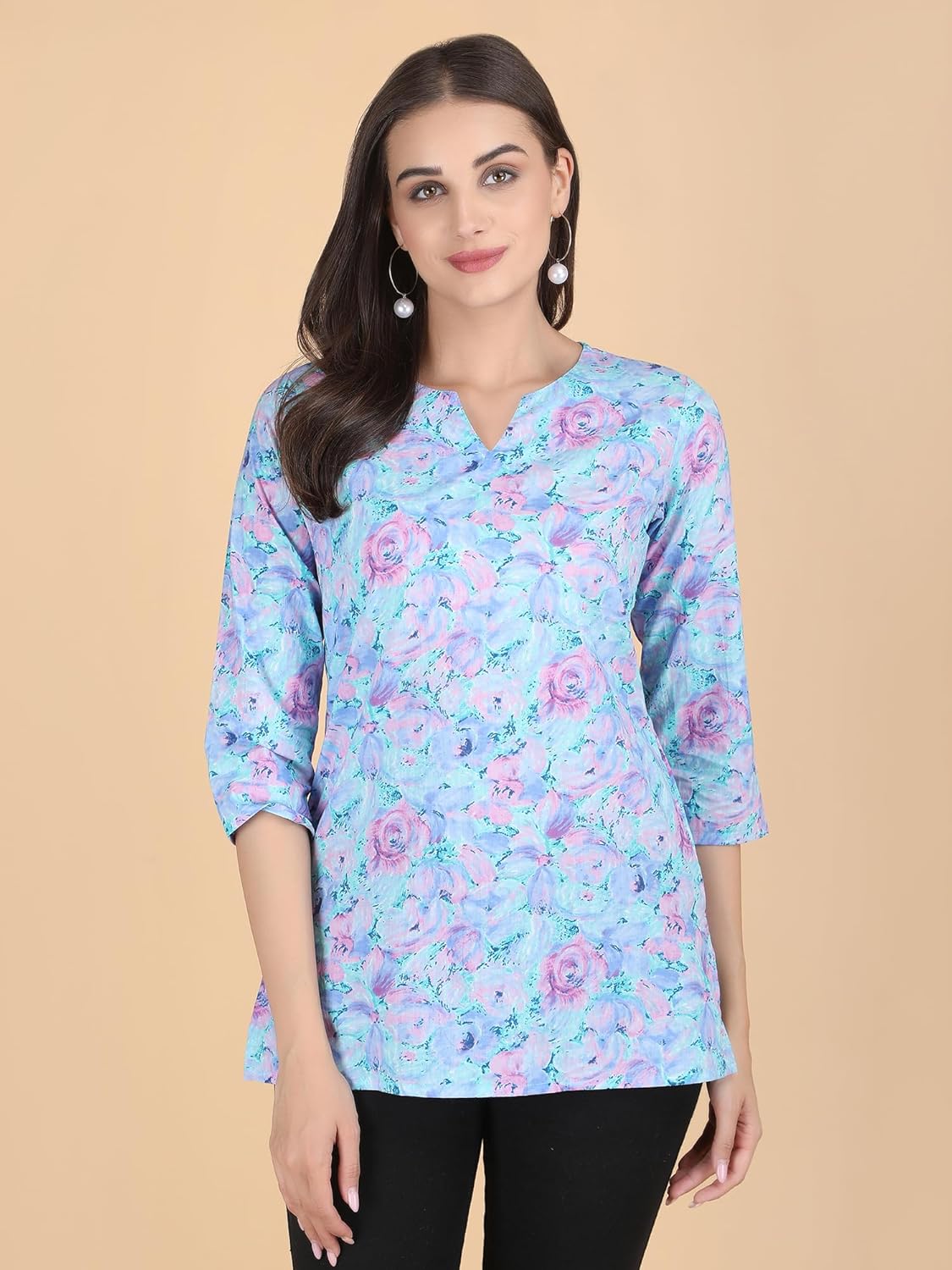 PIDAVLIYA'S Indian Women's Tunics Tops Cotton