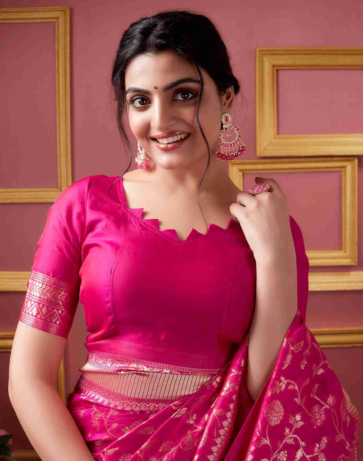 Women's Banarasi Saree Pure Kanjivaram Silk Saree