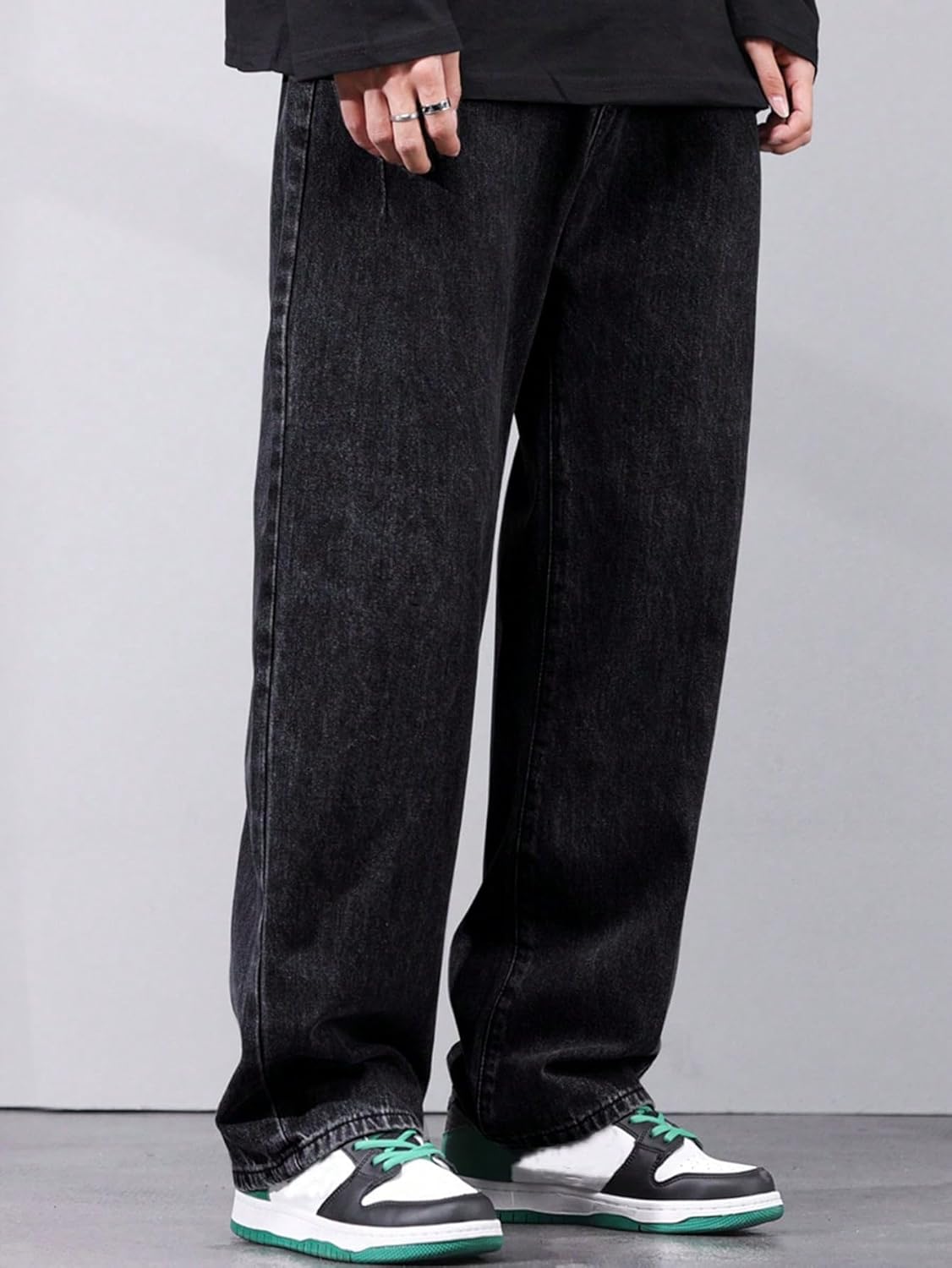 Dockstreet Men Baggy Denim Jeans