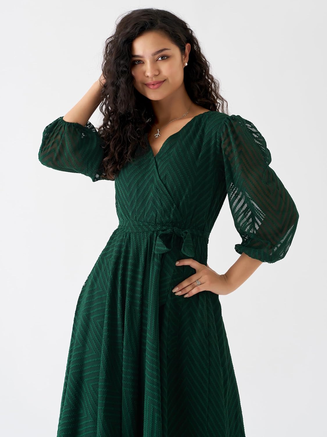 AASK Women Fancy Plain & Solid Designer Dress for Women