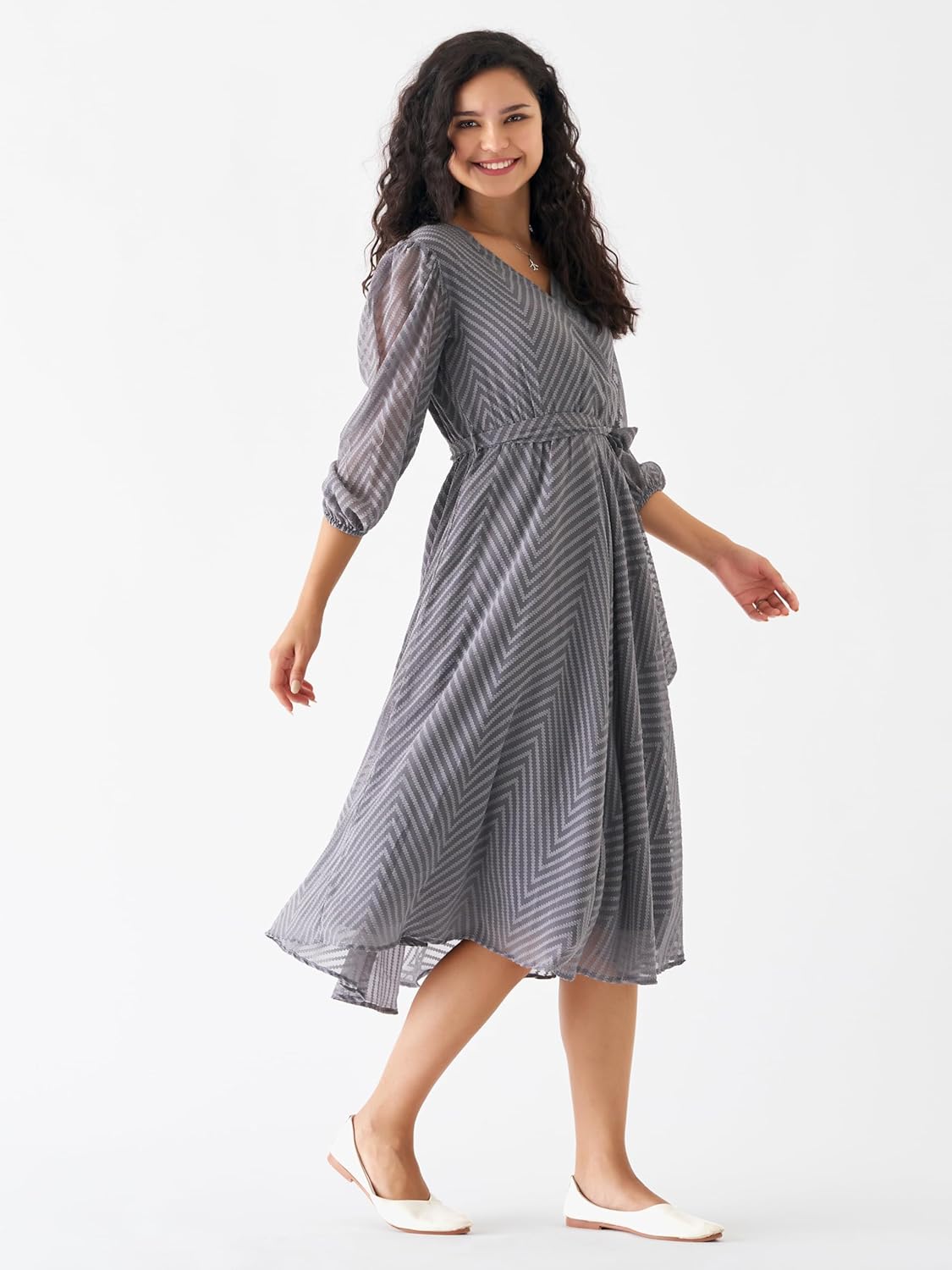 AASK Women Fancy Plain & Solid Designer Dress for Women