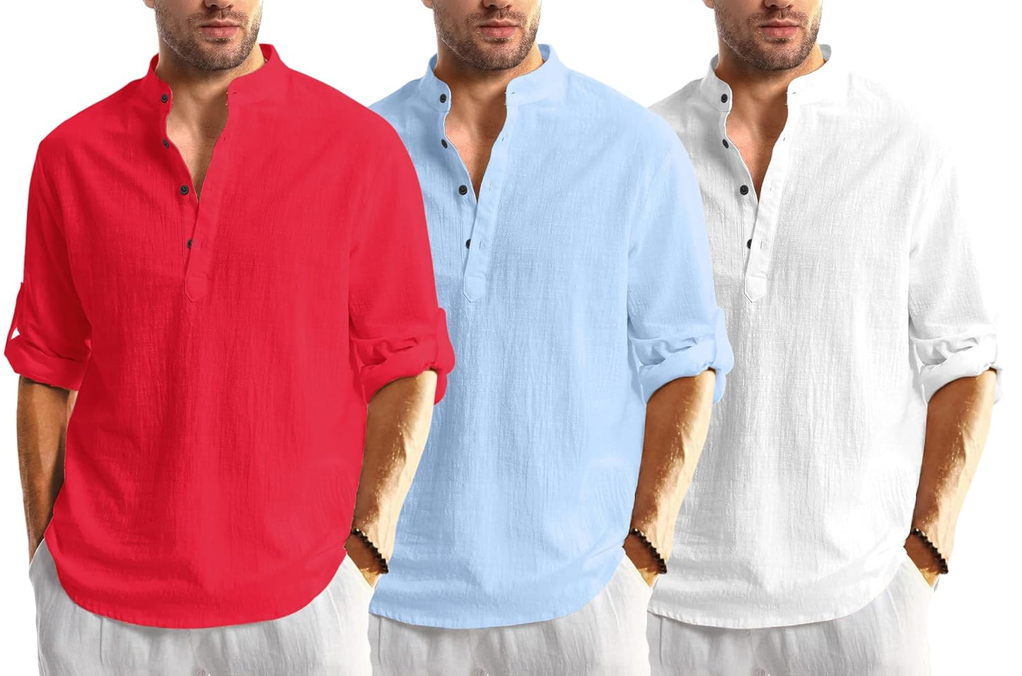 Bellstone Men's Solid Regular Fit Dress Shirt