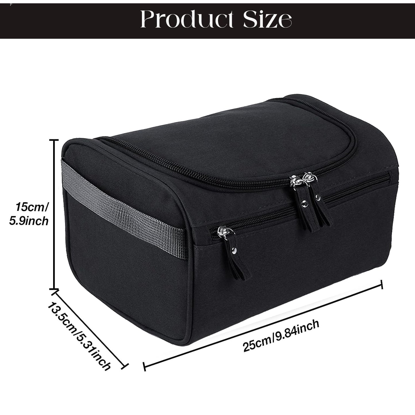 House of Quirk Hanging Travel Toiletry Bag Organizer