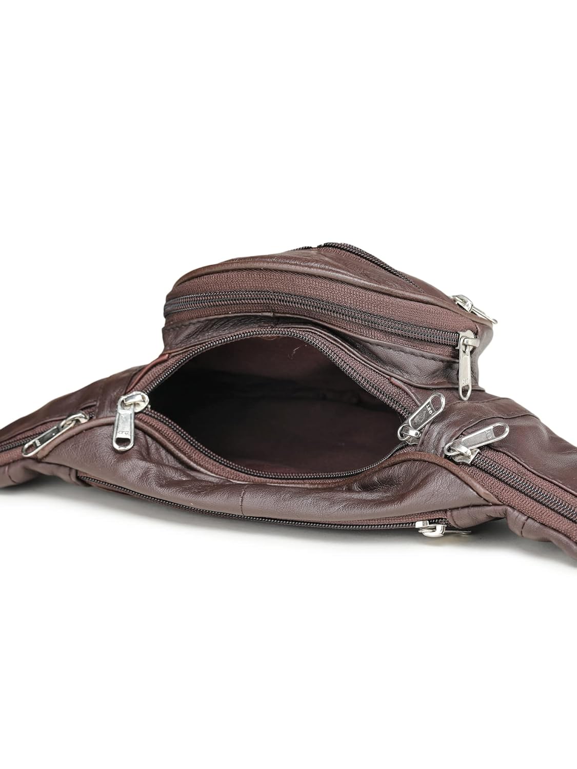 London Real Leather Brown Waist Bag Fanny Bag
