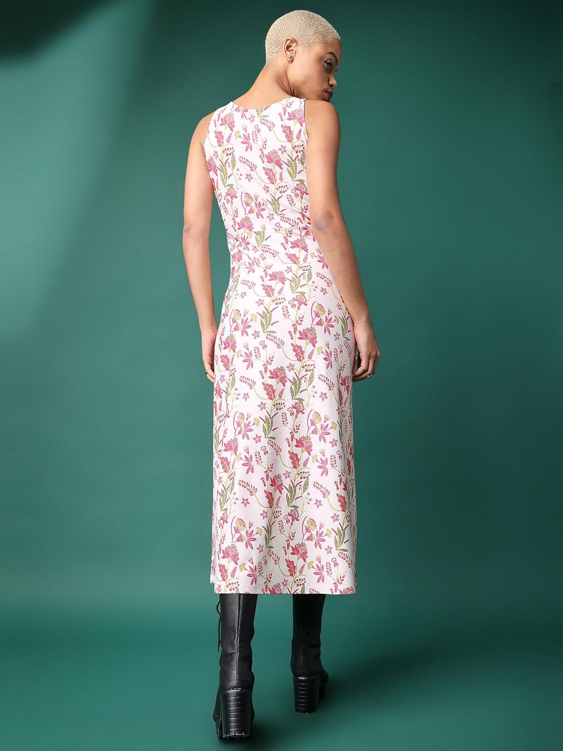 PURVAJA Women’s Twisted Maxi Length Dress