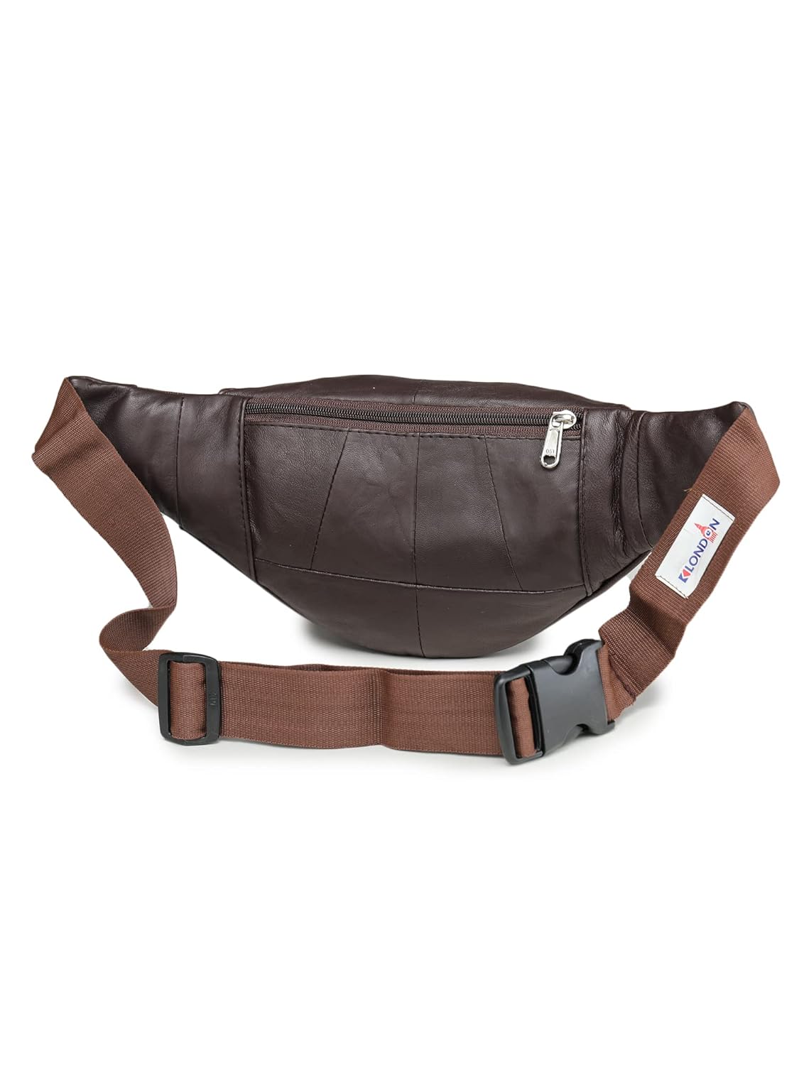 London Real Leather Brown Waist Bag Fanny Bag