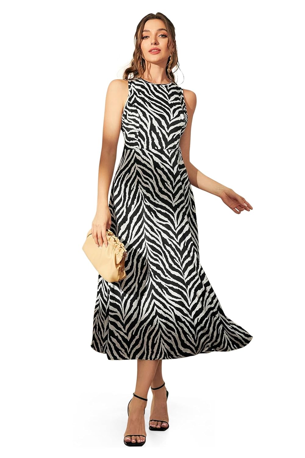 Fashion Dream Womens Cotton Blend Printed Dress|Western Dress