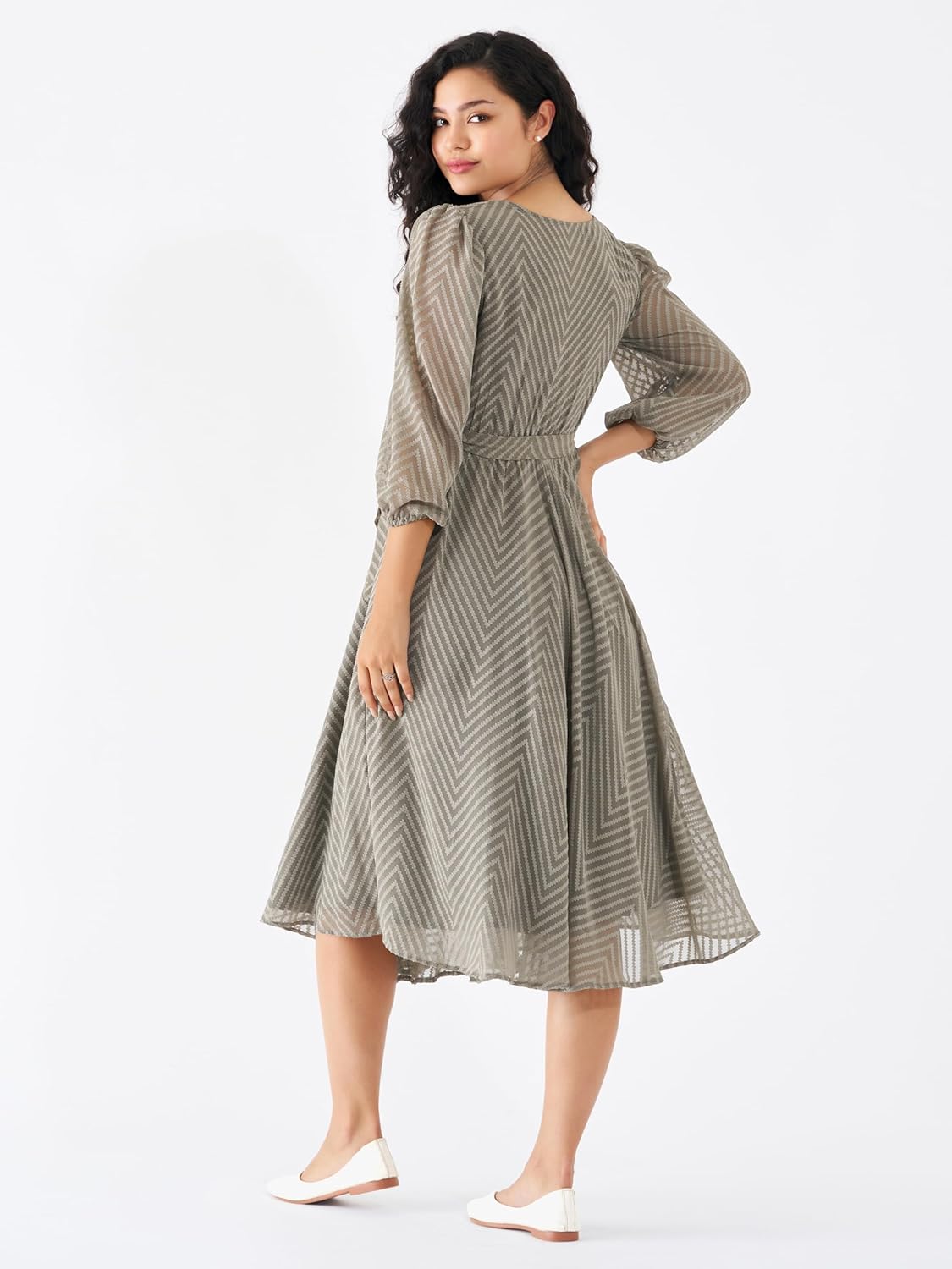 AASK Women Fancy Plain & Solid Designer Dress for Women