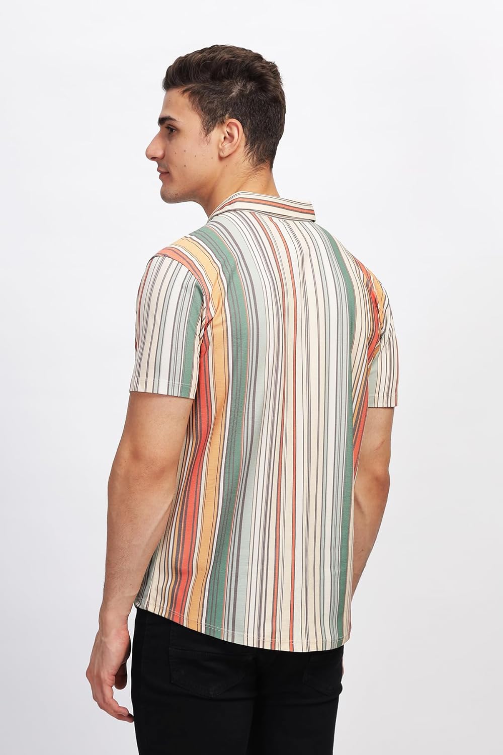 BULLMER Trendy Regular Fit Printed Causal Shirt for Men