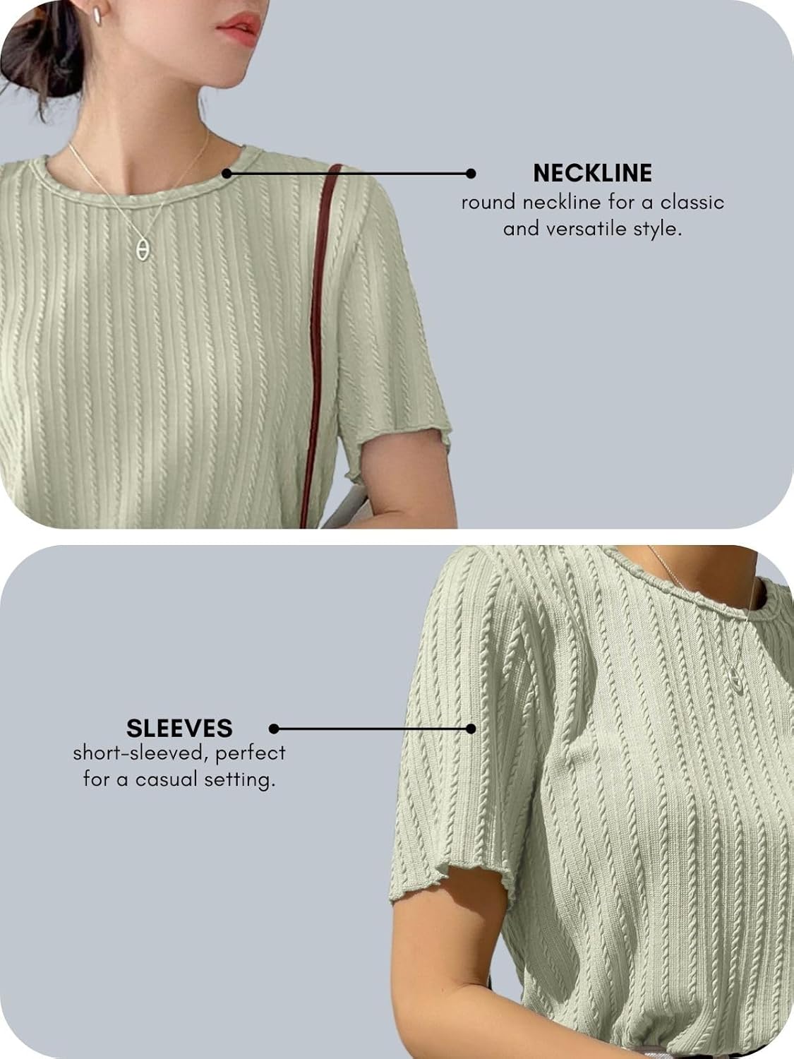 GRECIILOOKS Women’s Fashion Tops – Crop Top, Loose Fit Oversized Shirts & Stylish Korean Tank Tops for Summer Wear (Available in Plus Size and Combo Pack of 2)