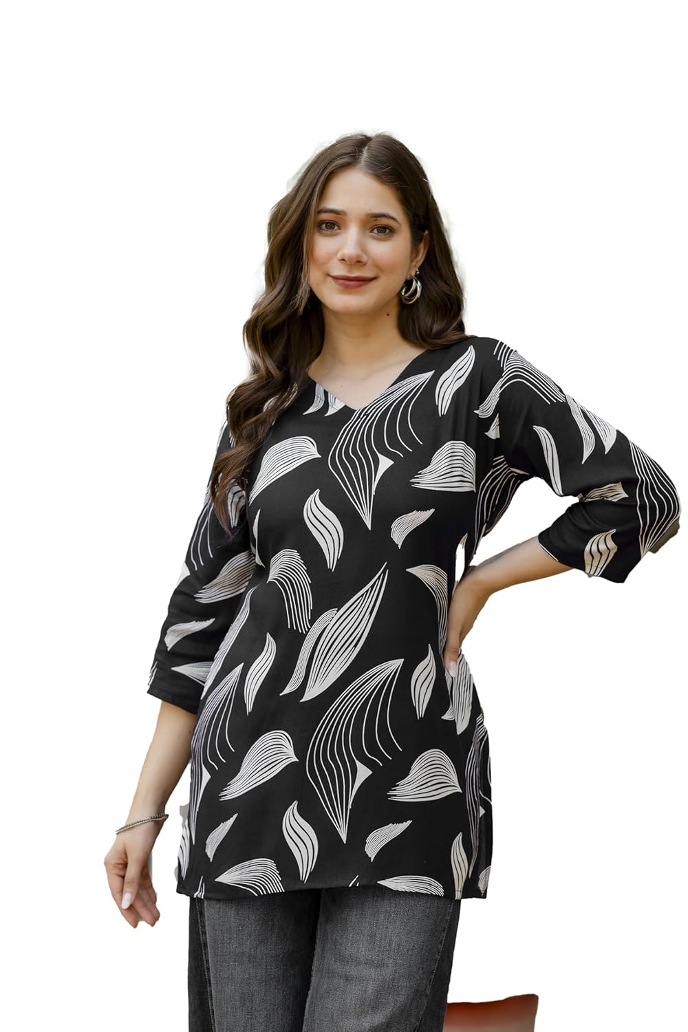 PURSHOTTAM WALA Women Floral Printed Rayon