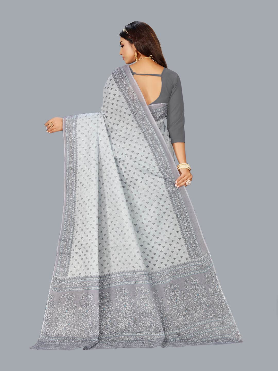 Pure Cotton Saree for Women without Blouse Piece