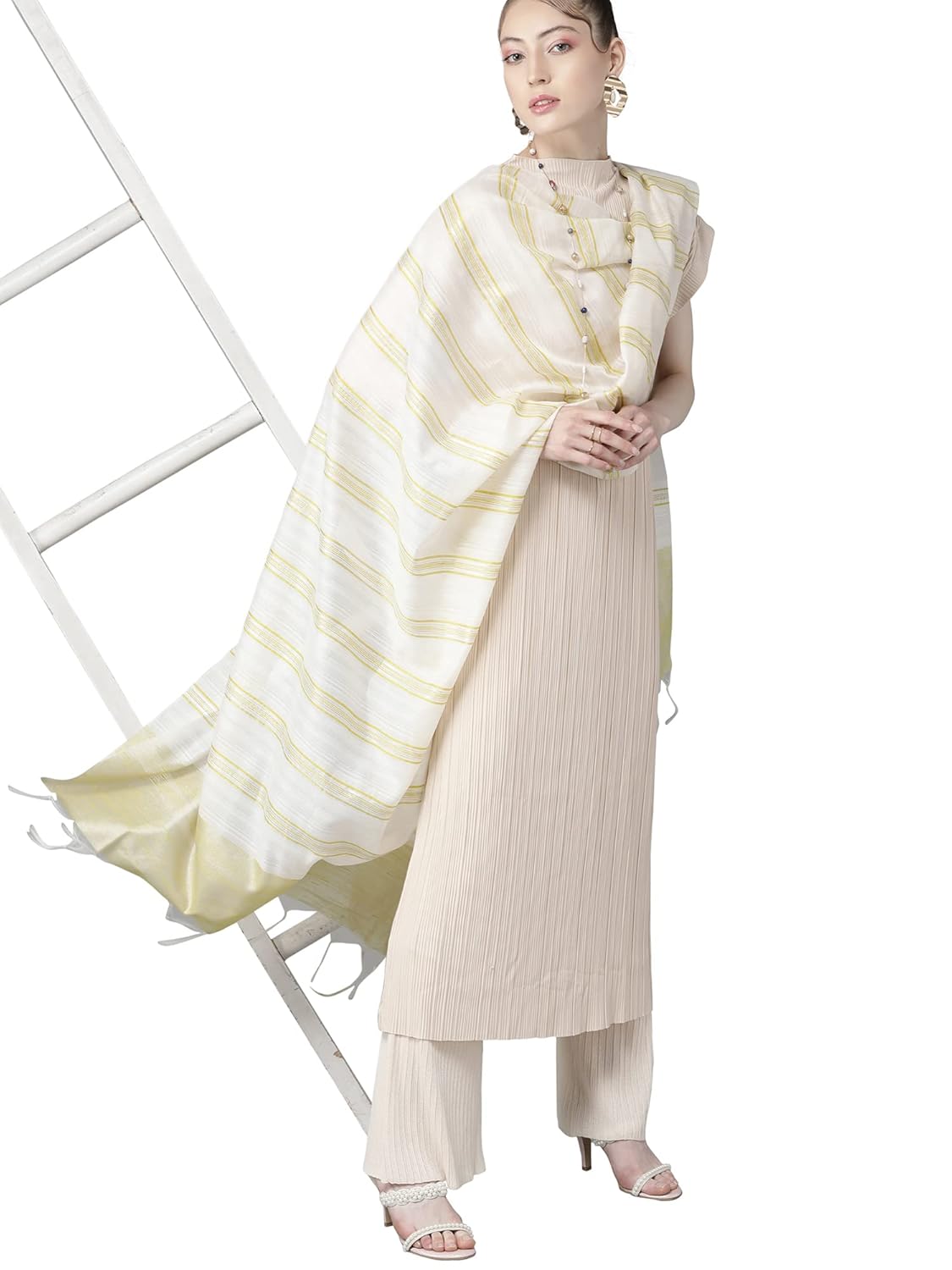 INDO ERA Women's Rayon Woven Design Dupatta