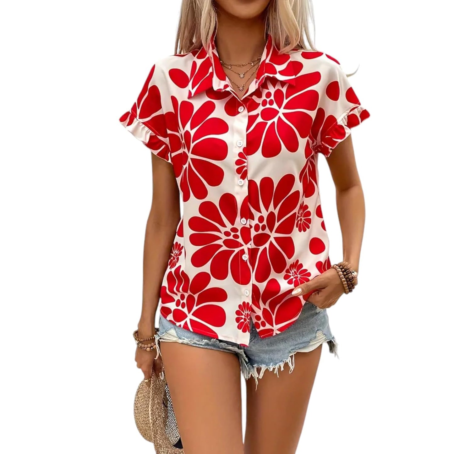 Gufrina top for Women Stylish Western|Shirt Type top