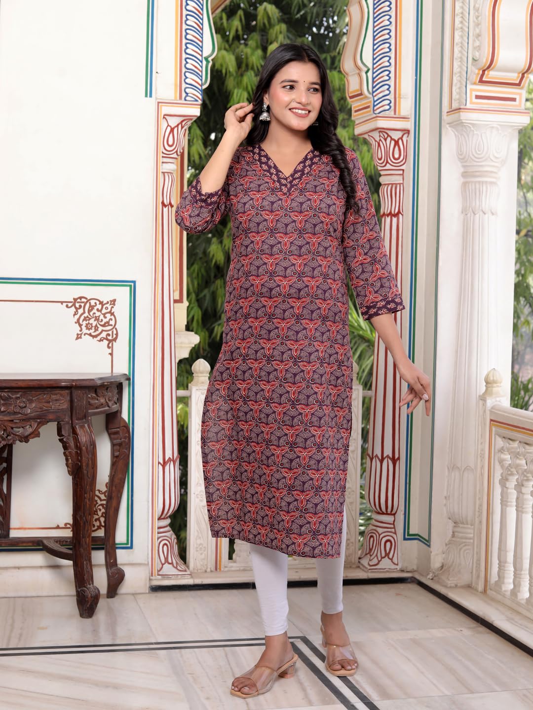 Jevi Prints Cotton Cambric Kurti - Printed Women's Kurta