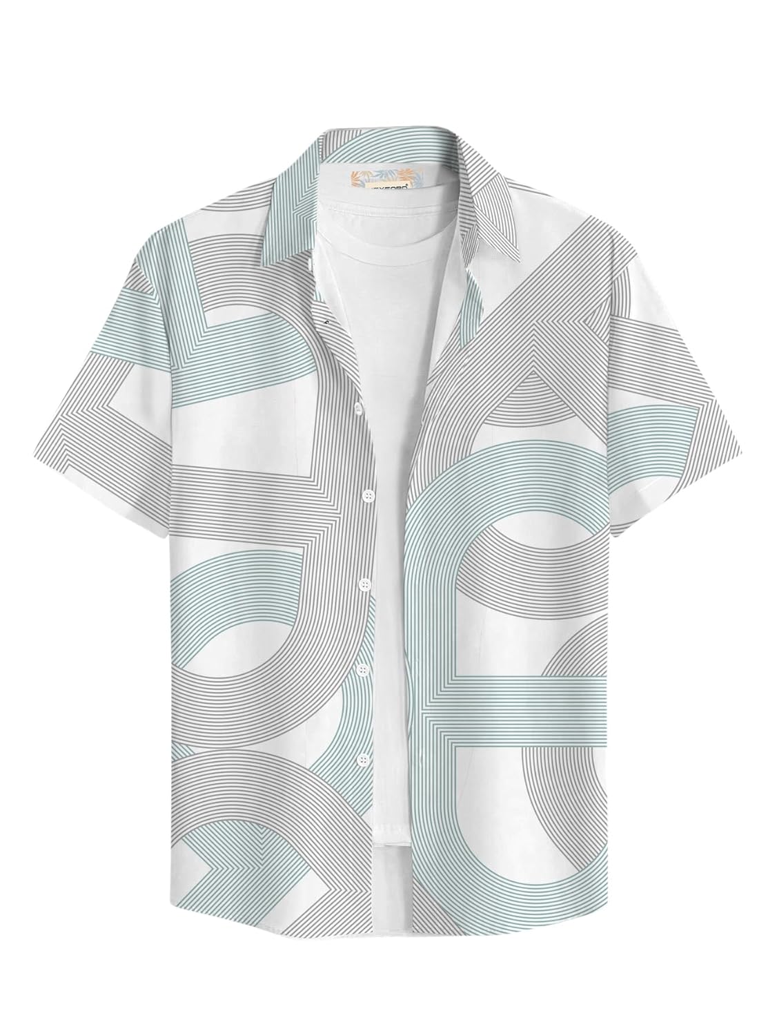 BULLMER Trendy Regular Fit Printed Causal Shirt for Men