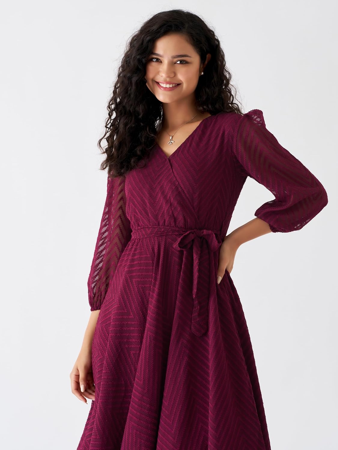 AASK Women Fancy Plain & Solid Designer Dress for Women