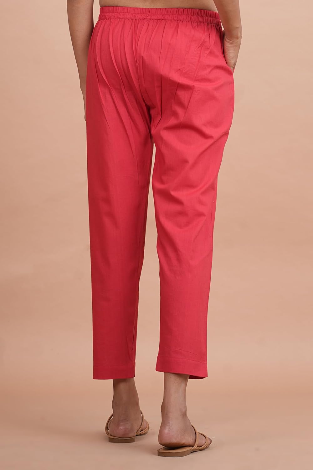 Jakpacks Cotton Ankle Fit Trouser Pants for Women