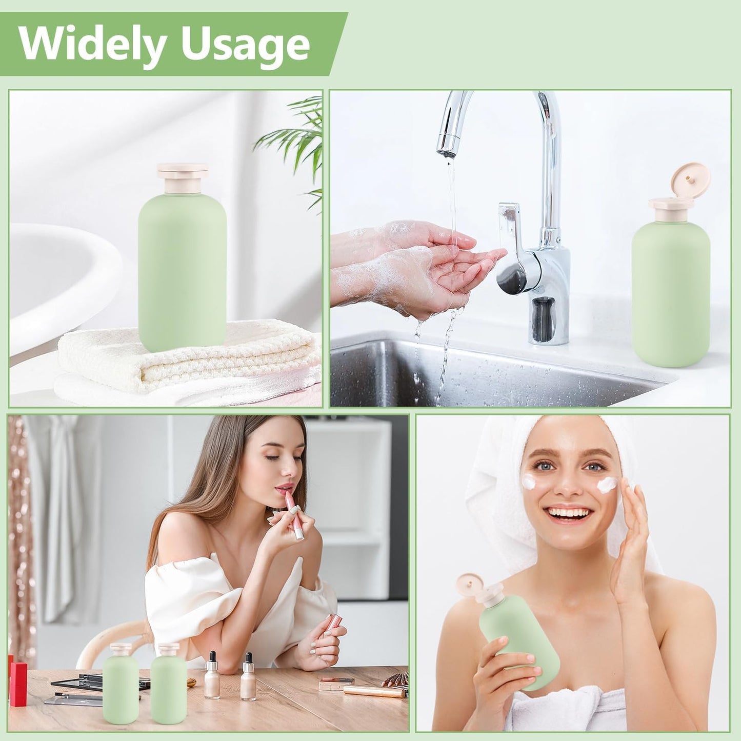 PiyuBind Travel Bottles Set For Toiletries Travel Size