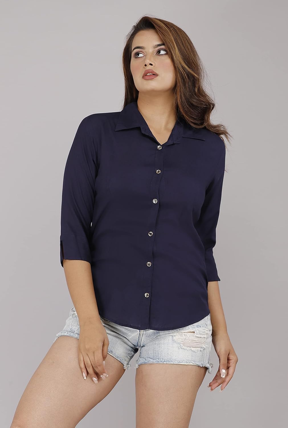 GEHU GARMENTS Women Solid Shirt for Office