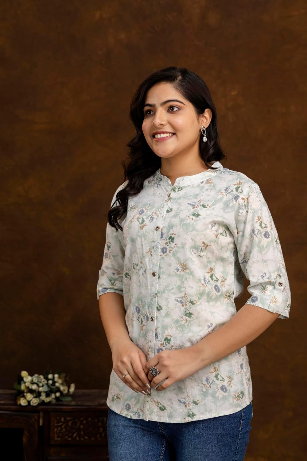 Women's Rayon Indian Culture Tunics Tops