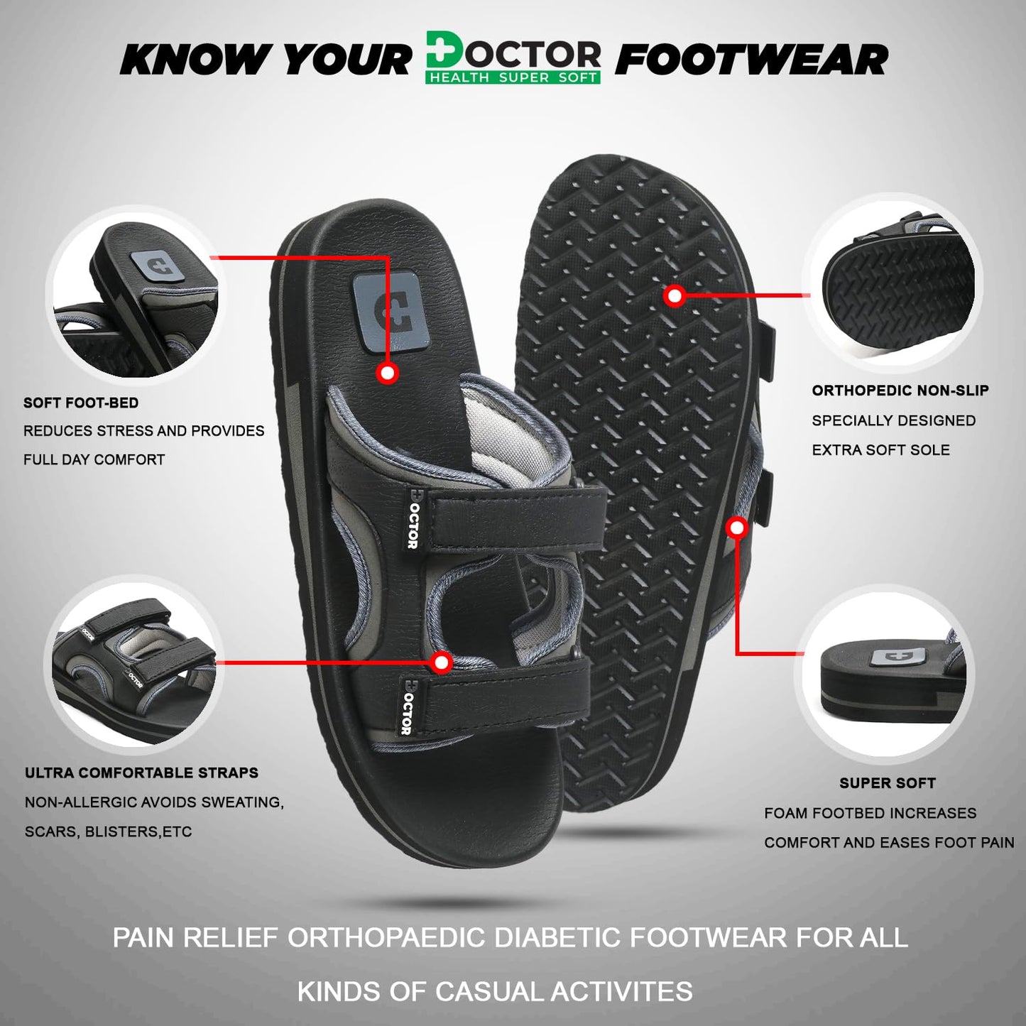 DOCTOR HEALTH SUPER SOFT Stylish Cushioned