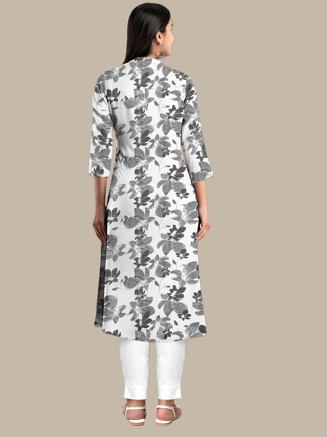 Women's Cotton Floral Print Kurti Pant Set with Dupatta