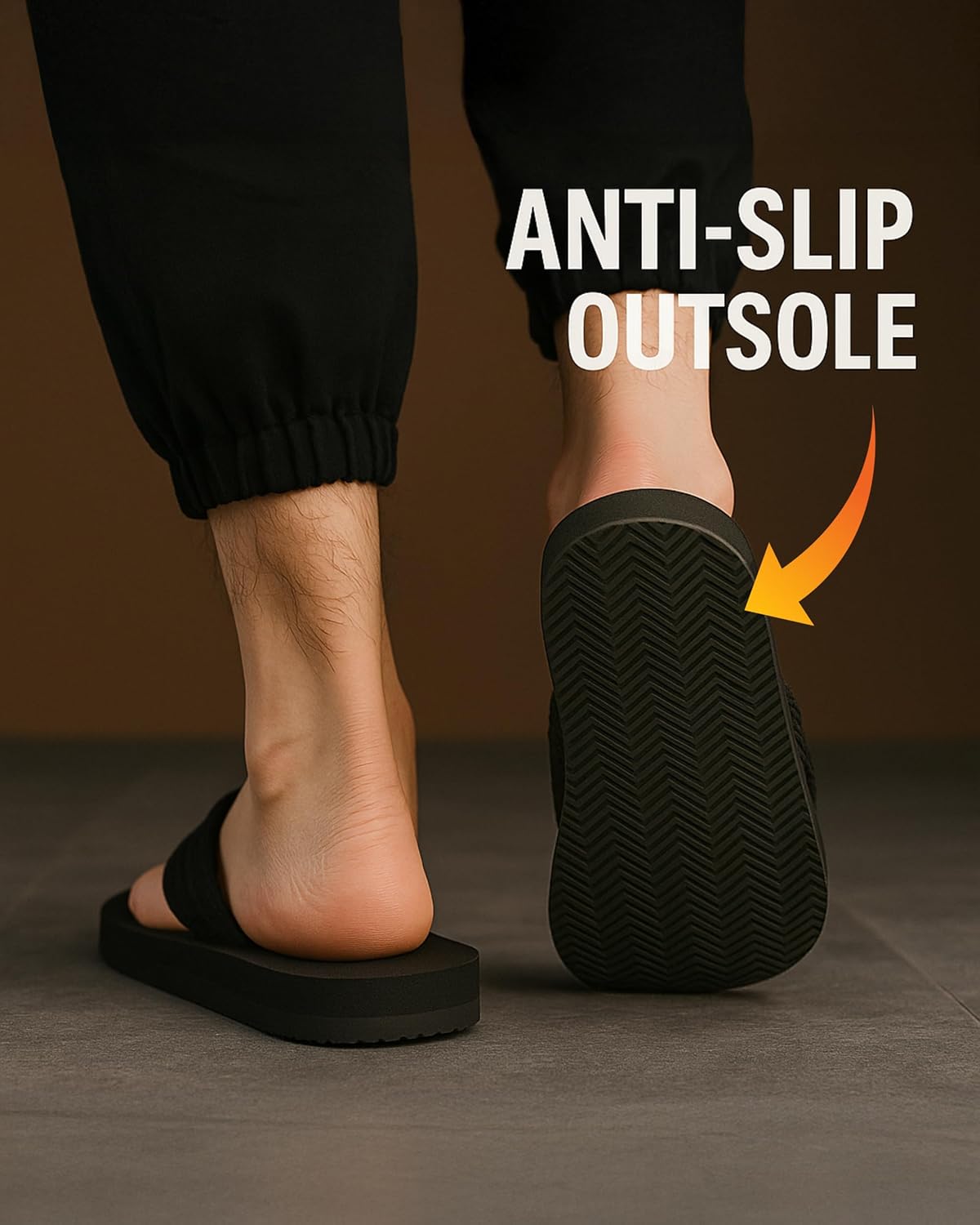 Men’s Flip Flops Lightweight Anti-Slip Slippers - alphahostel.in