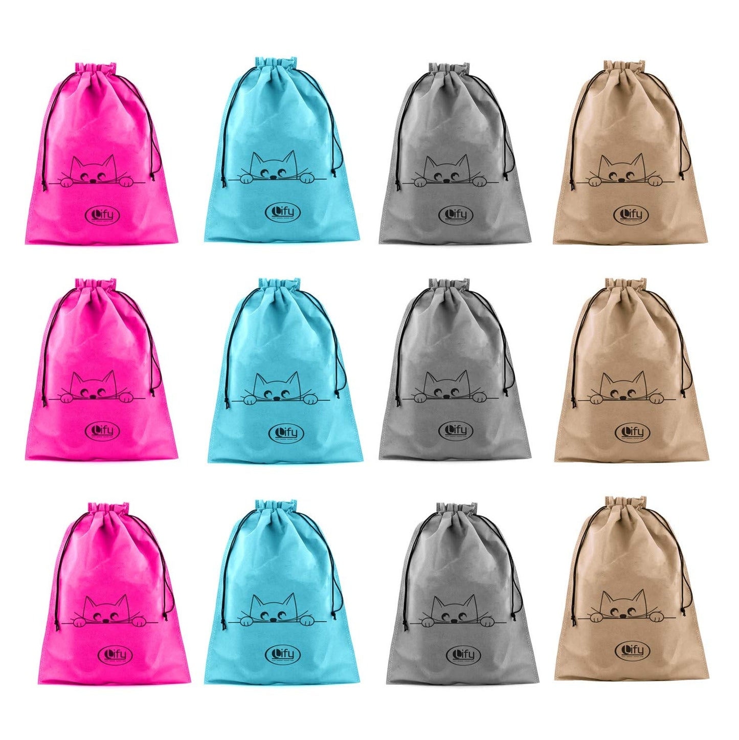 Lify Travel Shoe Bags, Portable Travel Shoe Tote Bags