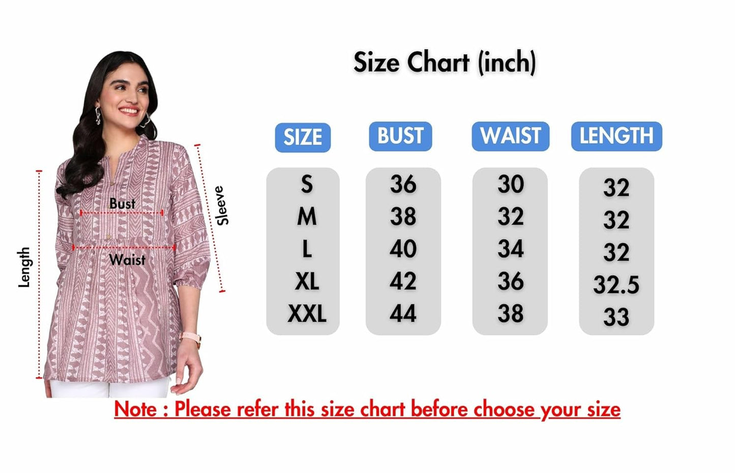 itshe Summer wear Print Cotton Short Kurti for Women