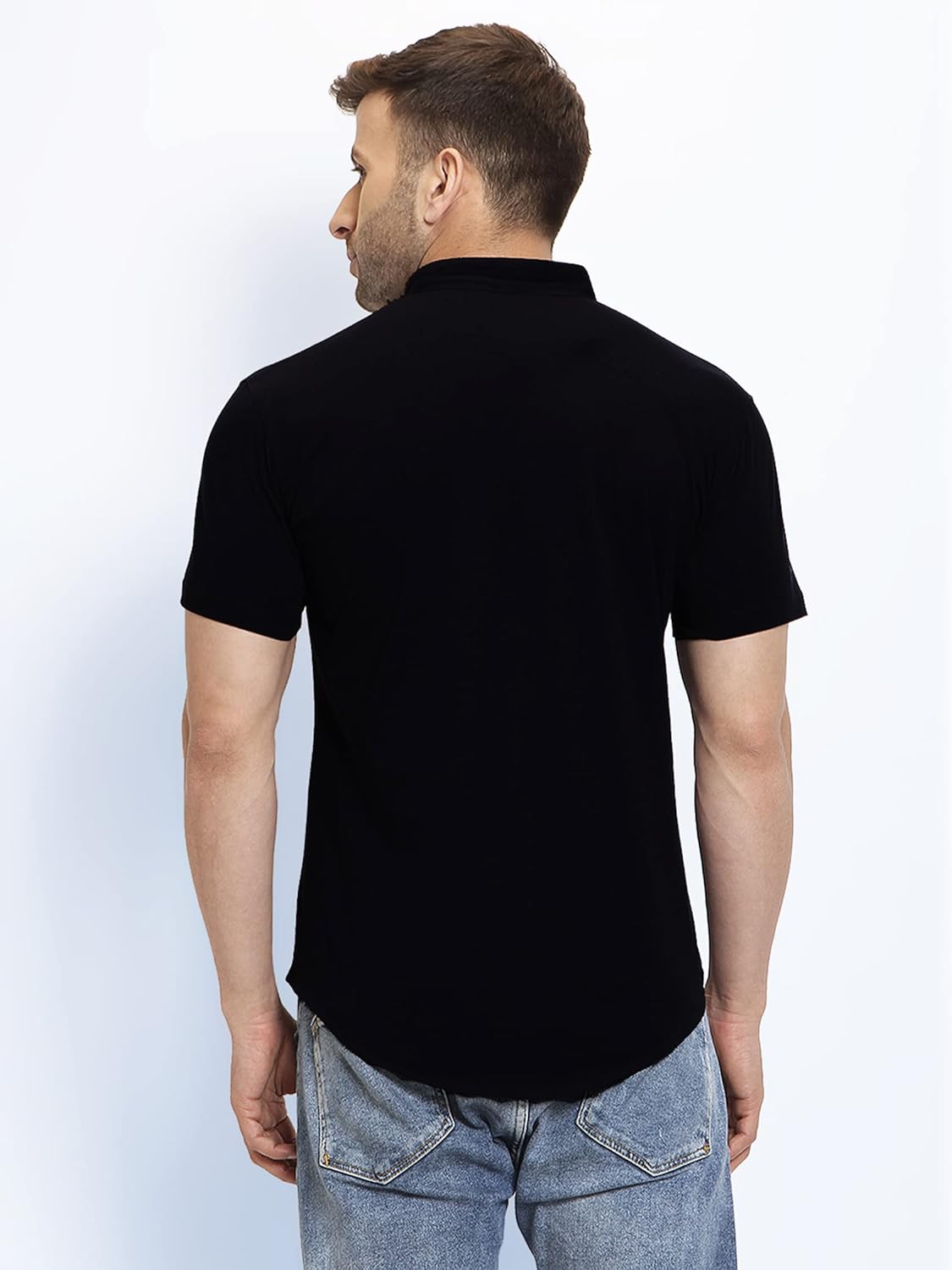 AUSK Men's Regular Fit Half Sleeves Casual Shirt