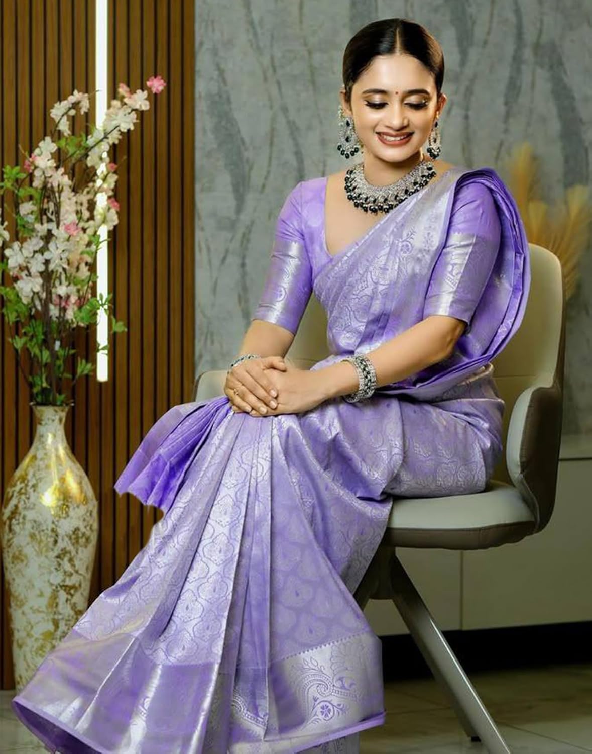 Women's Kanjivaram Soft Silk Blouse Piece For Wedding